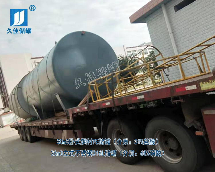 江西30立方鹽酸儲(chǔ)罐和26立方硝酸儲(chǔ)罐廠家哪家好？